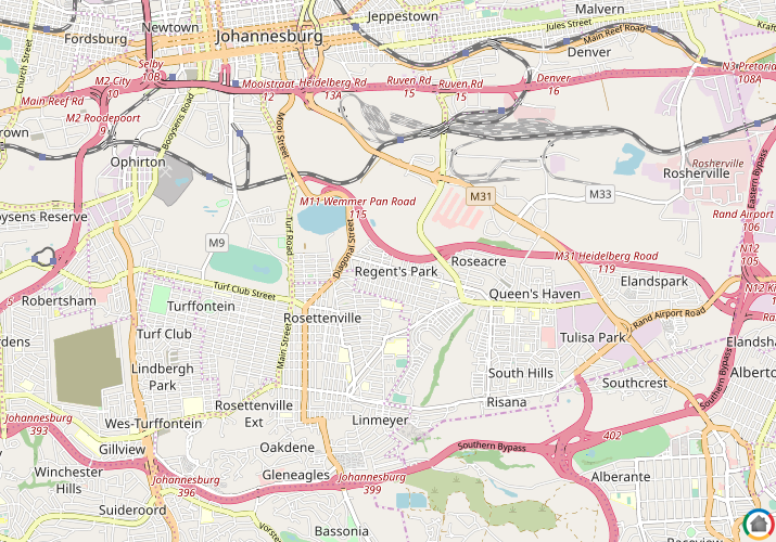 Map location of Regents Park